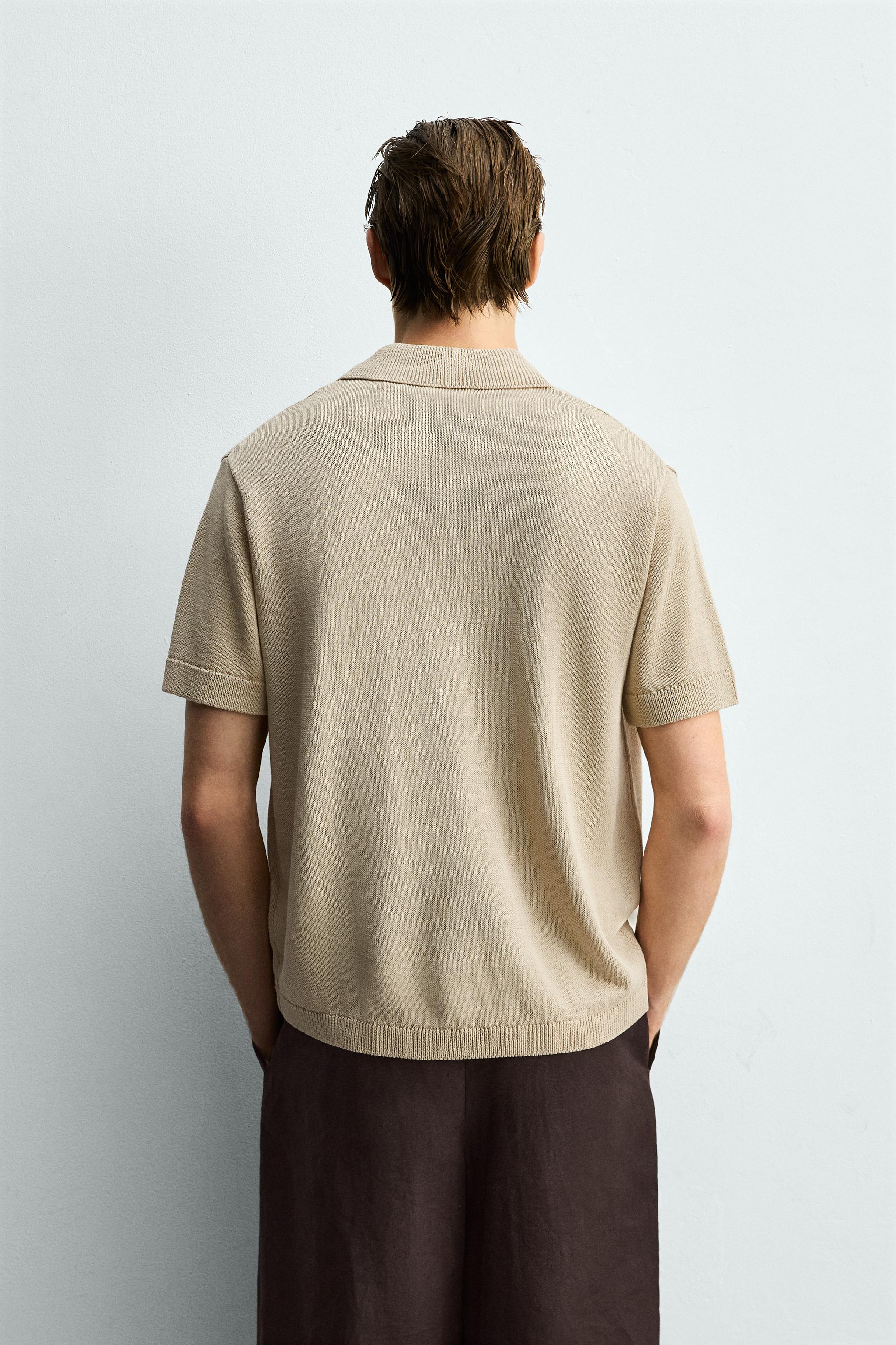 RELAXED FIT KNIT SHIRT